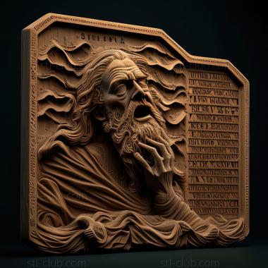 3D model Ten Commandments (STL)